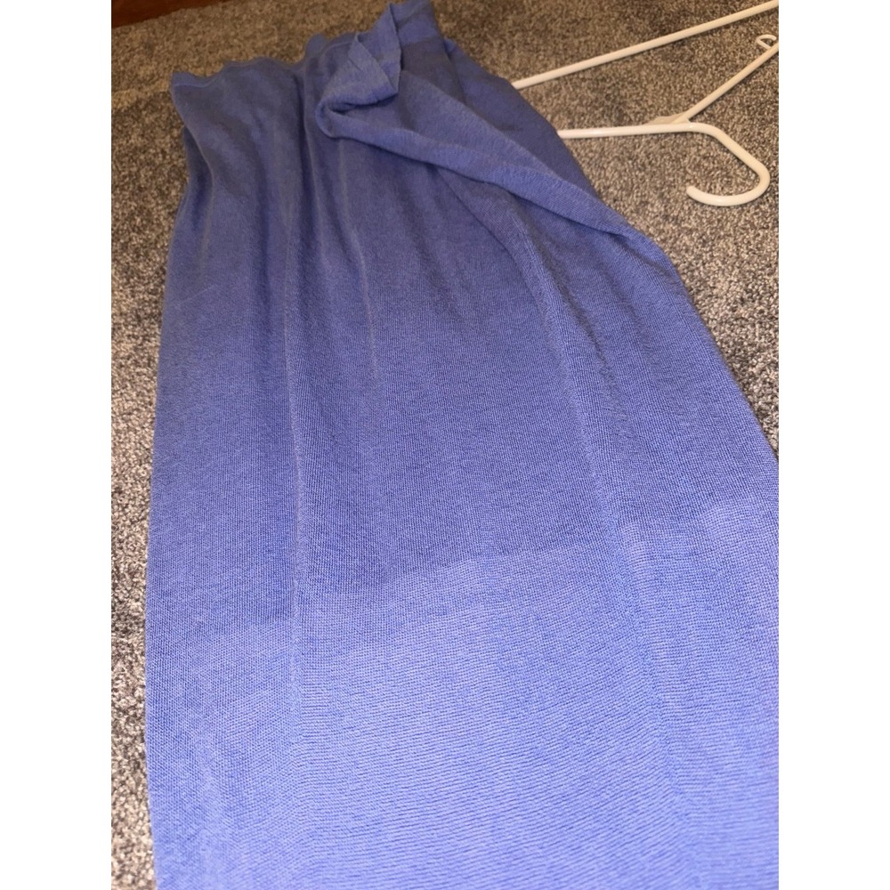 Victoria Secret Blue Sleeveless, Floor-Length Maxi Dress W/ Razorback Design - Picture 12 of 12